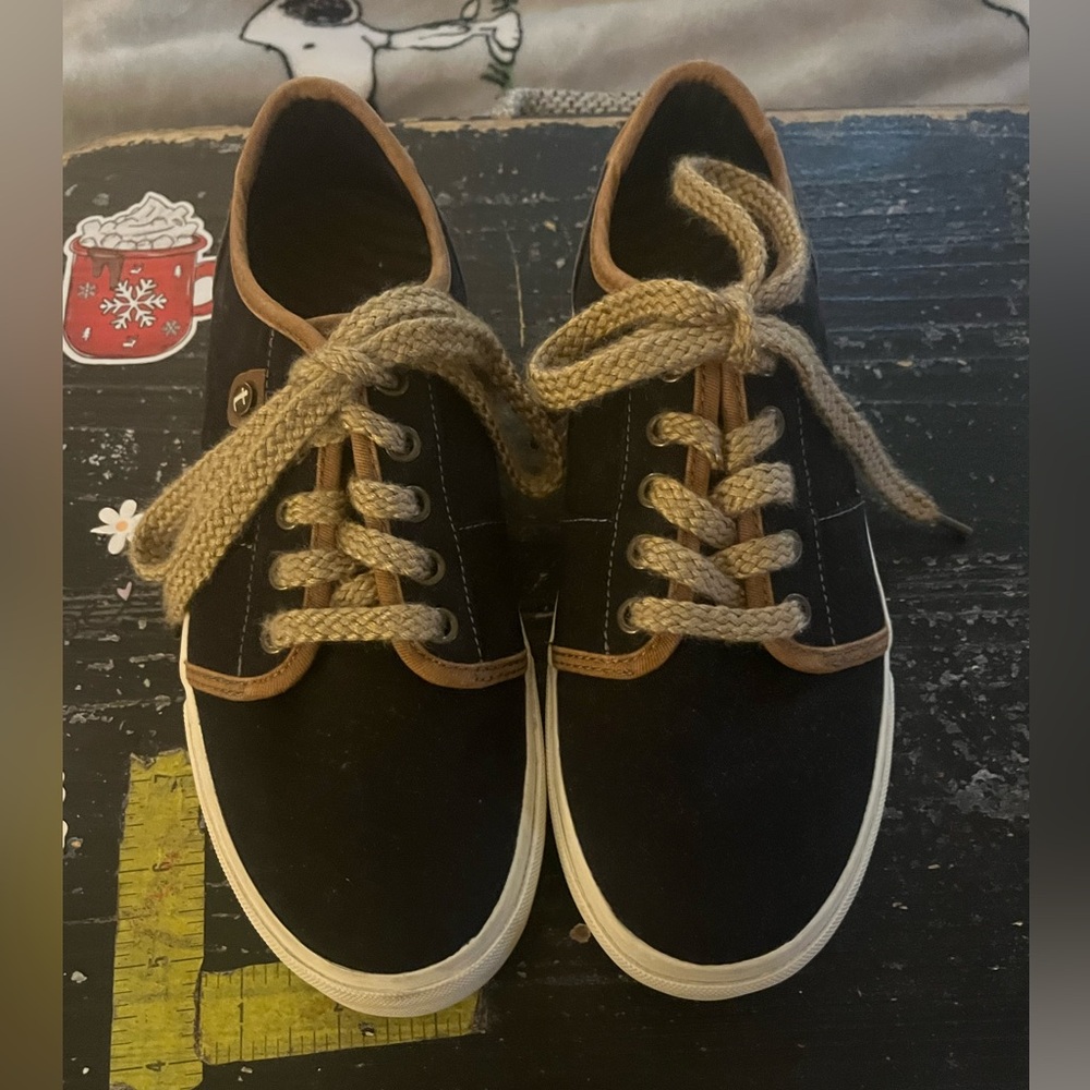 Women’s Black,Whiskey and Grey Casual Sneakers by Tao’s.